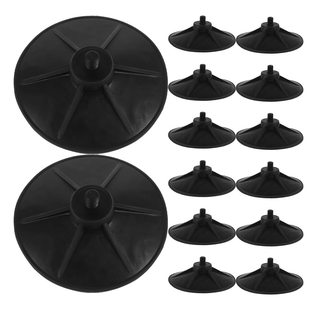 Home Gym Rubber Flooring - Punching Bag Suction Base 16PCS Heavy