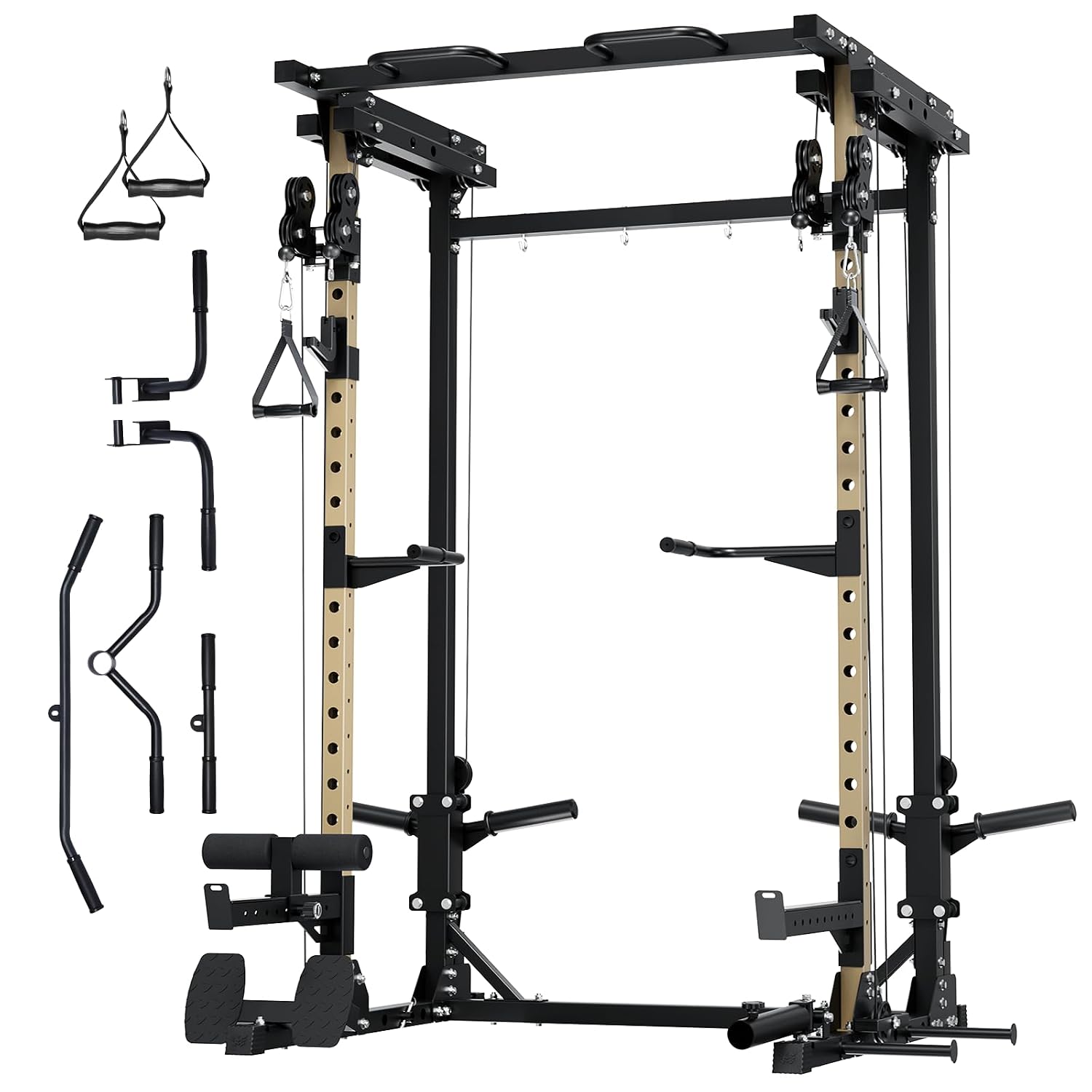 Home Gym Custom - Drone3 Power Rack, 2500lbs Multi-Function Home