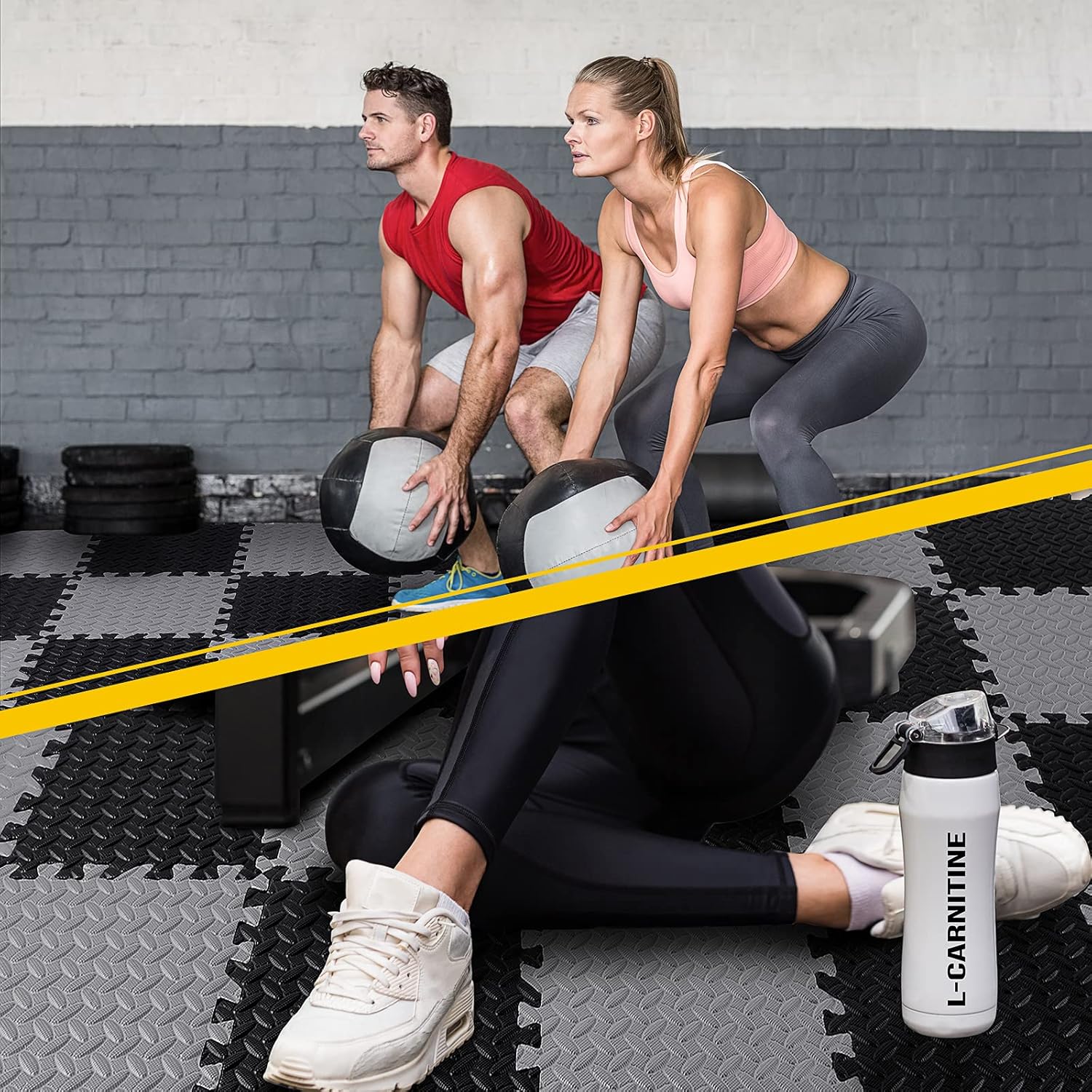 8/16Pcs Impact-Resistant EVA G - Home Gym On Carpet ulasan dan harga