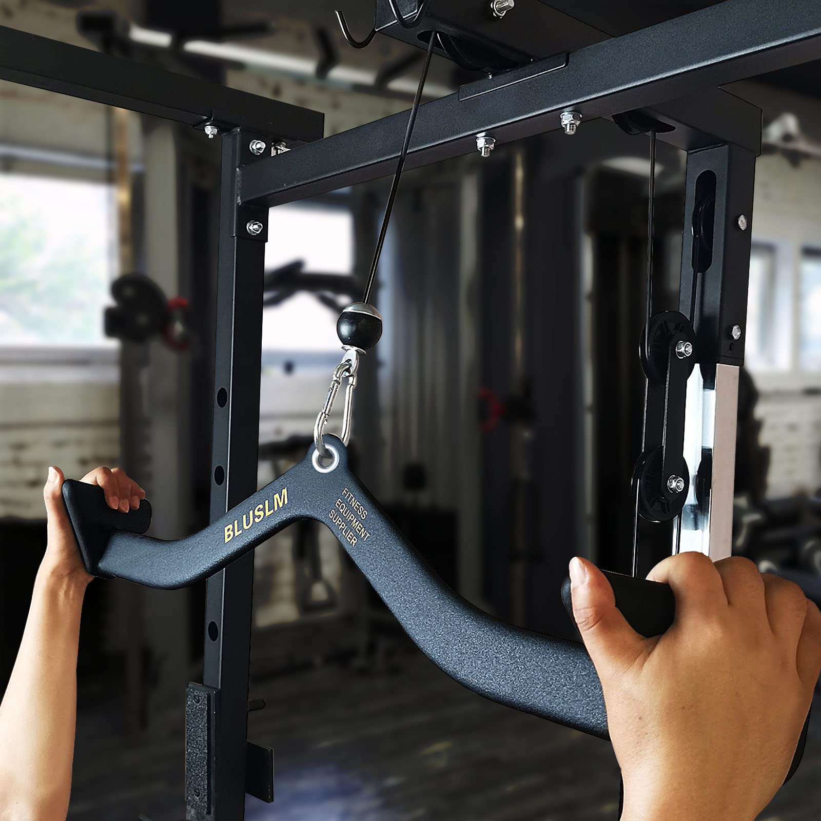 Home Gym Fitness Lat Pull Down - Lat Pulldown Cable ulasan dan harga