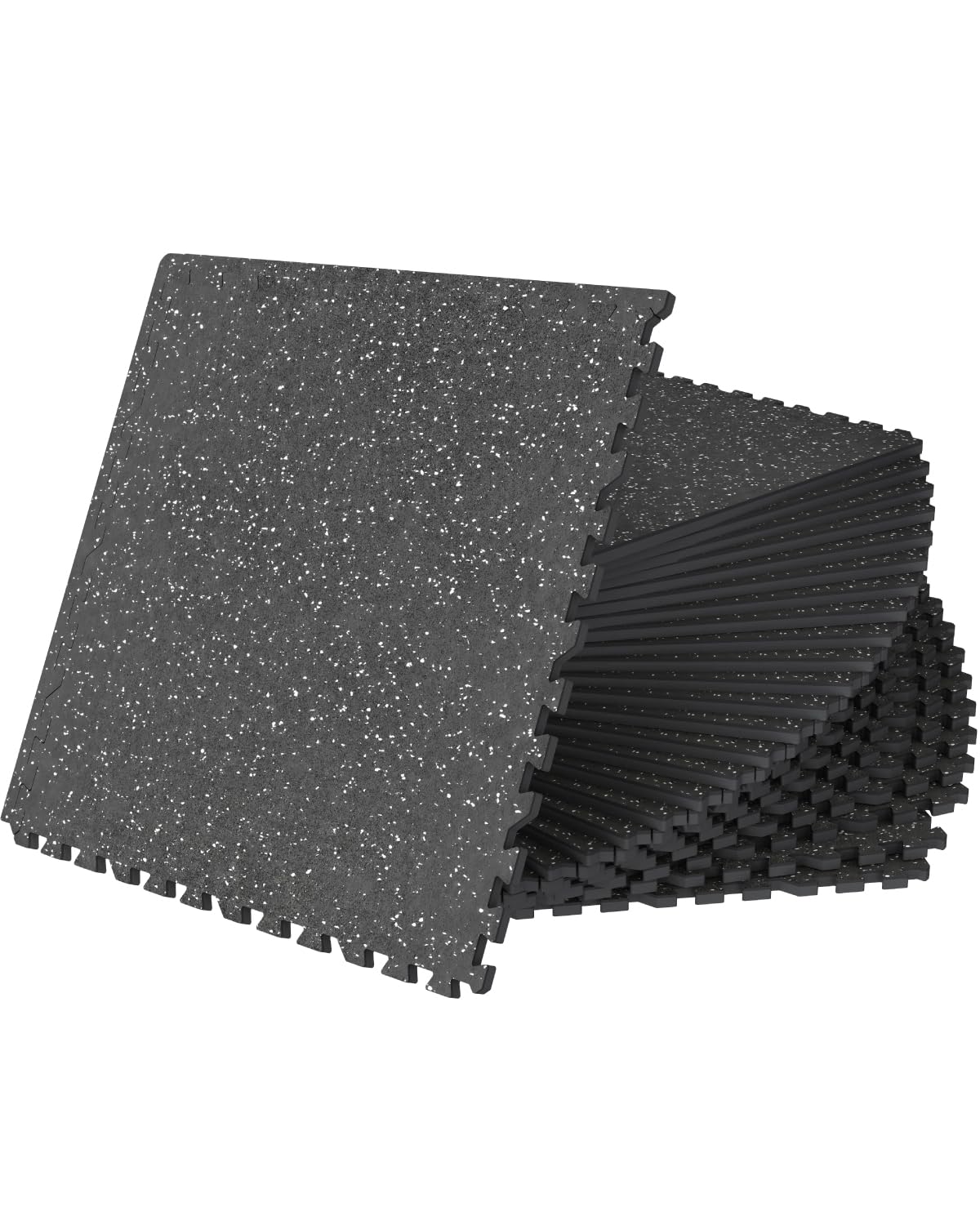 0.6in Thick 96 Sq.Ft Gym Floor - Home Gym Rubber Flooring ulasan dan harga