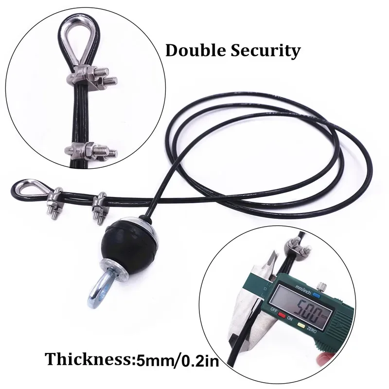 2M-5M Fitness Equipment Access - Lat Pulldown Cable ulasan dan harga