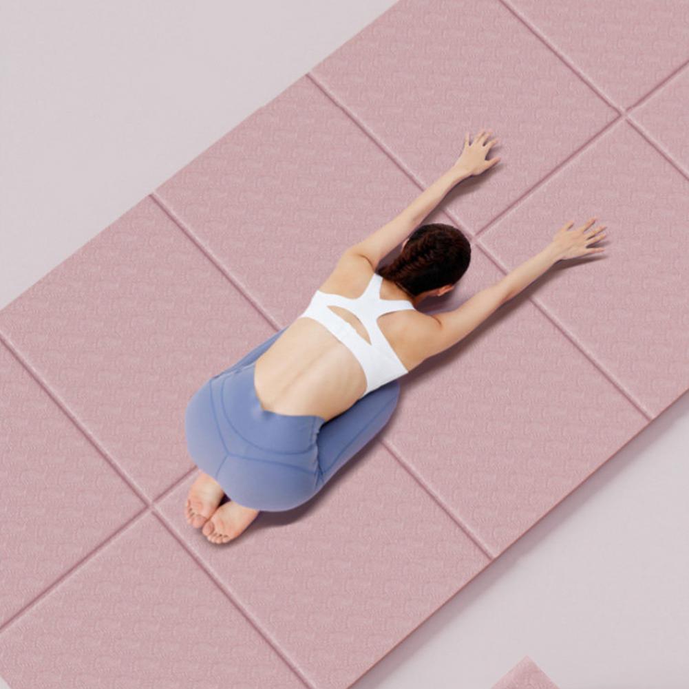 Foldable Yoga Mat Extra Portab - Home Gym On Carpet ulasan dan harga