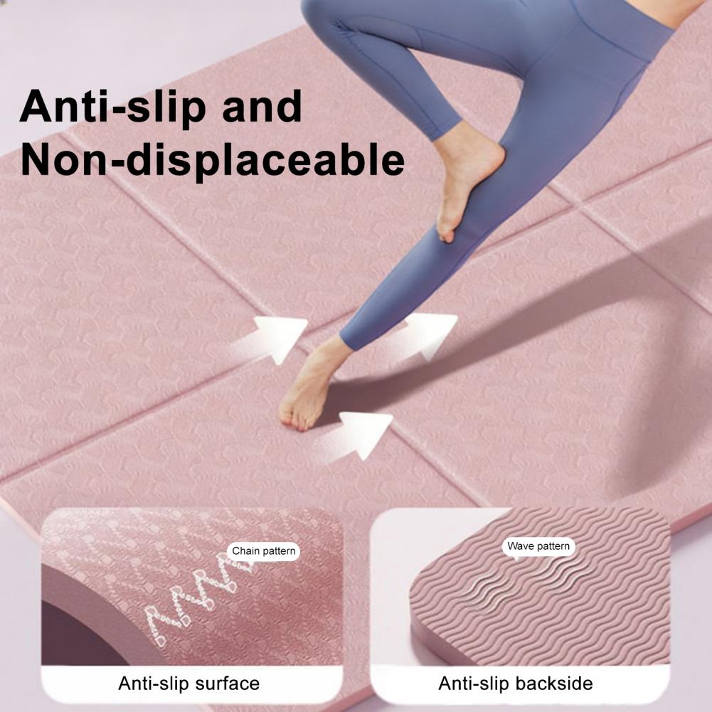 Foldable Yoga Mat Extra Portab - Home Gym On Carpet ulasan dan harga