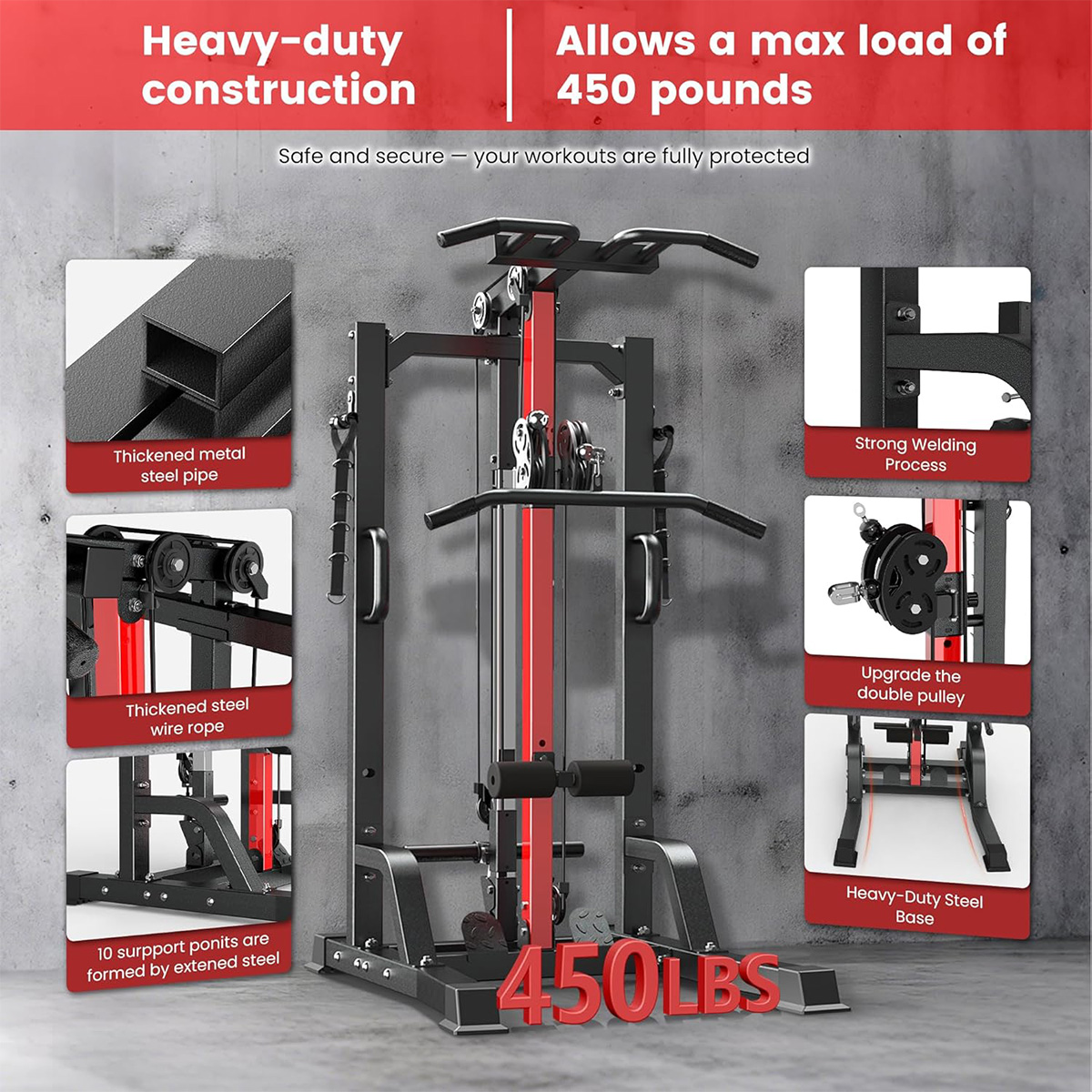 Pooboo Home Gym Machine - High - Home Gym Rowing Machine ulasan dan harga