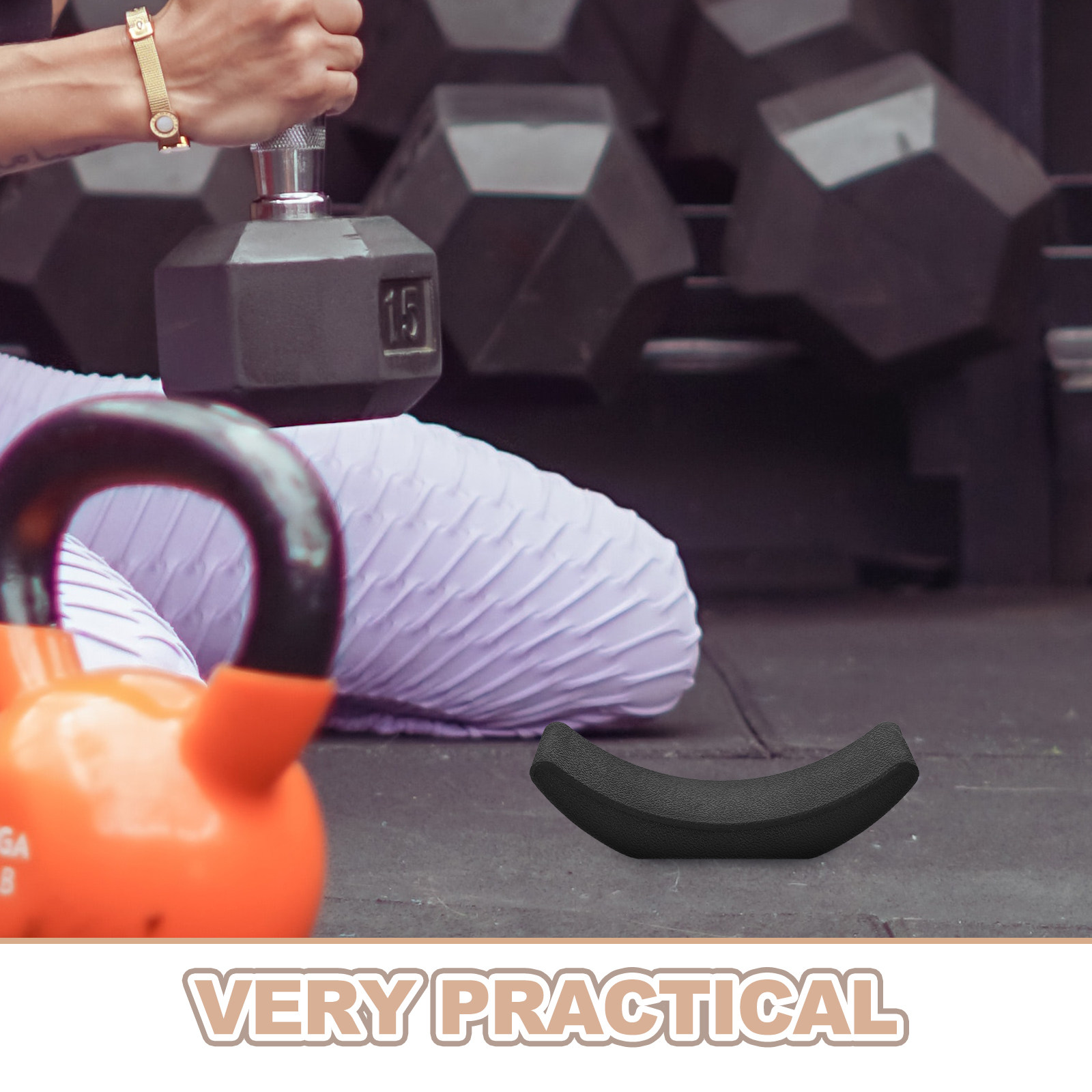 4Pcs Heavy Duty Rubber Dumbbel - Home Gym Gym ulasan dan harga