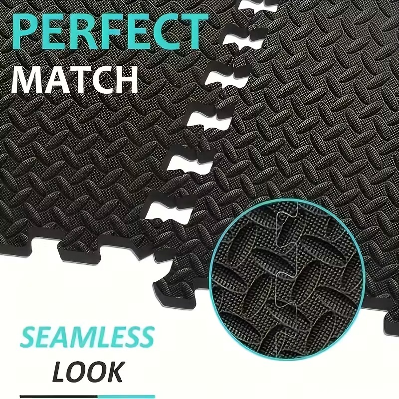 30x30cm 16 Pcs Interlocking Yo - Home Gym Rubber Flooring ulasan dan harga