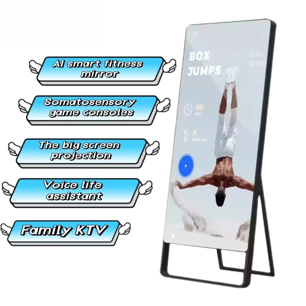 Personal Trainer Mirror Floor  - Home Gym Rubber Flooring ulasan dan harga