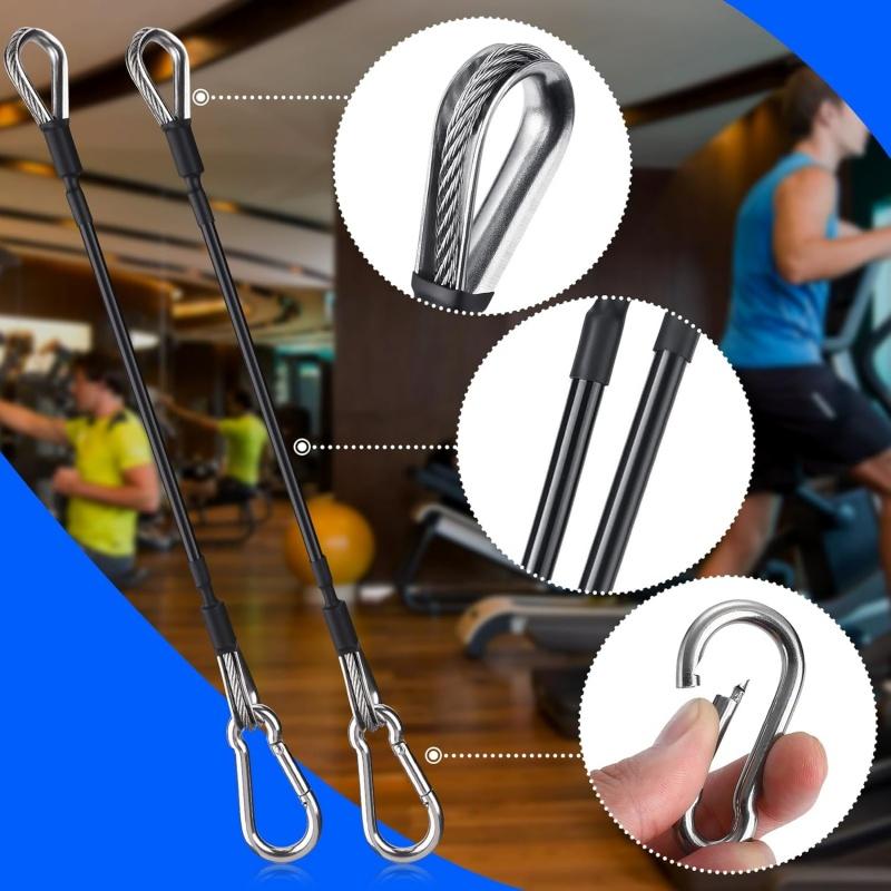 1/2Pcs Gym Cable Extension Com - Lat Pulldown Cable ulasan dan harga