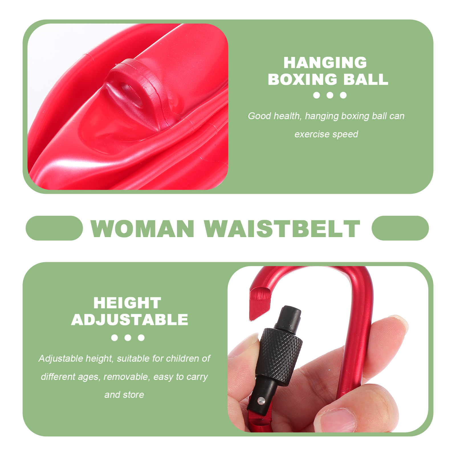 1Set Adjustable Hanging Boxing - Home Gym Kids ulasan dan harga