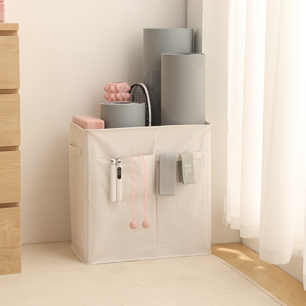 Folding Yoga Mat Storage Baske - Home Gym On Carpet ulasan dan harga