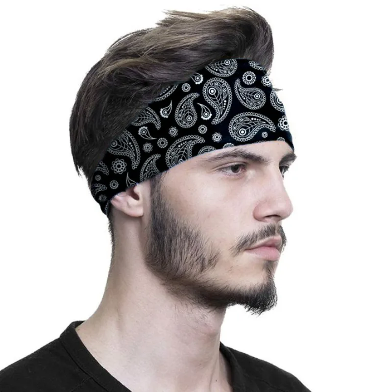 Sports Headband Men Women Prin - Home Gym Kids ulasan dan harga