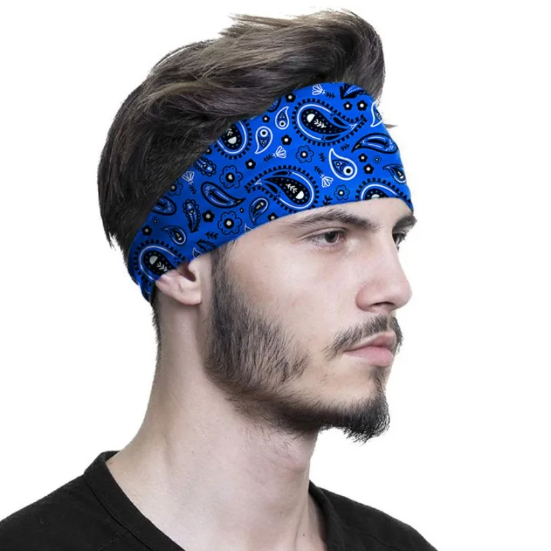 Sports Headband Men Women Prin - Home Gym Kids ulasan dan harga