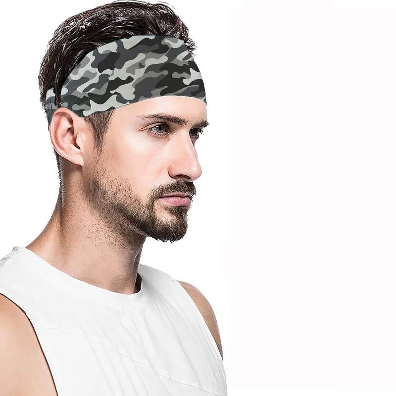 Sports Headband Men Women Prin - Home Gym Kids ulasan dan harga