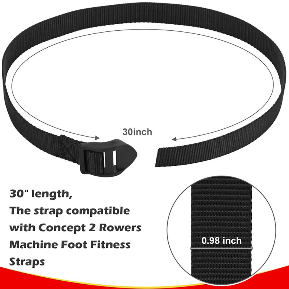 77cm Rowing Machine Feet Strap - Home Gym Rowing Machine ulasan dan harga