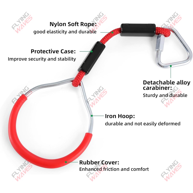 Kids Hanging GYM Ring Swing Cl - Home Gym Kids ulasan dan harga