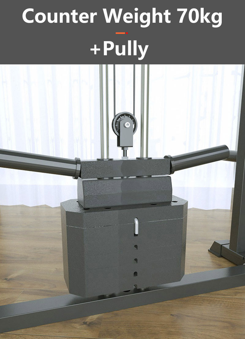 Commercial Multifunctional Pow - Home Gym Smith ulasan dan harga