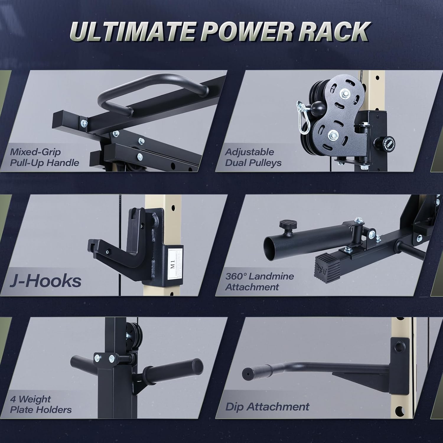 Drone3 Power Rack, 2500lbs Mul - Home Gym Custom ulasan dan harga