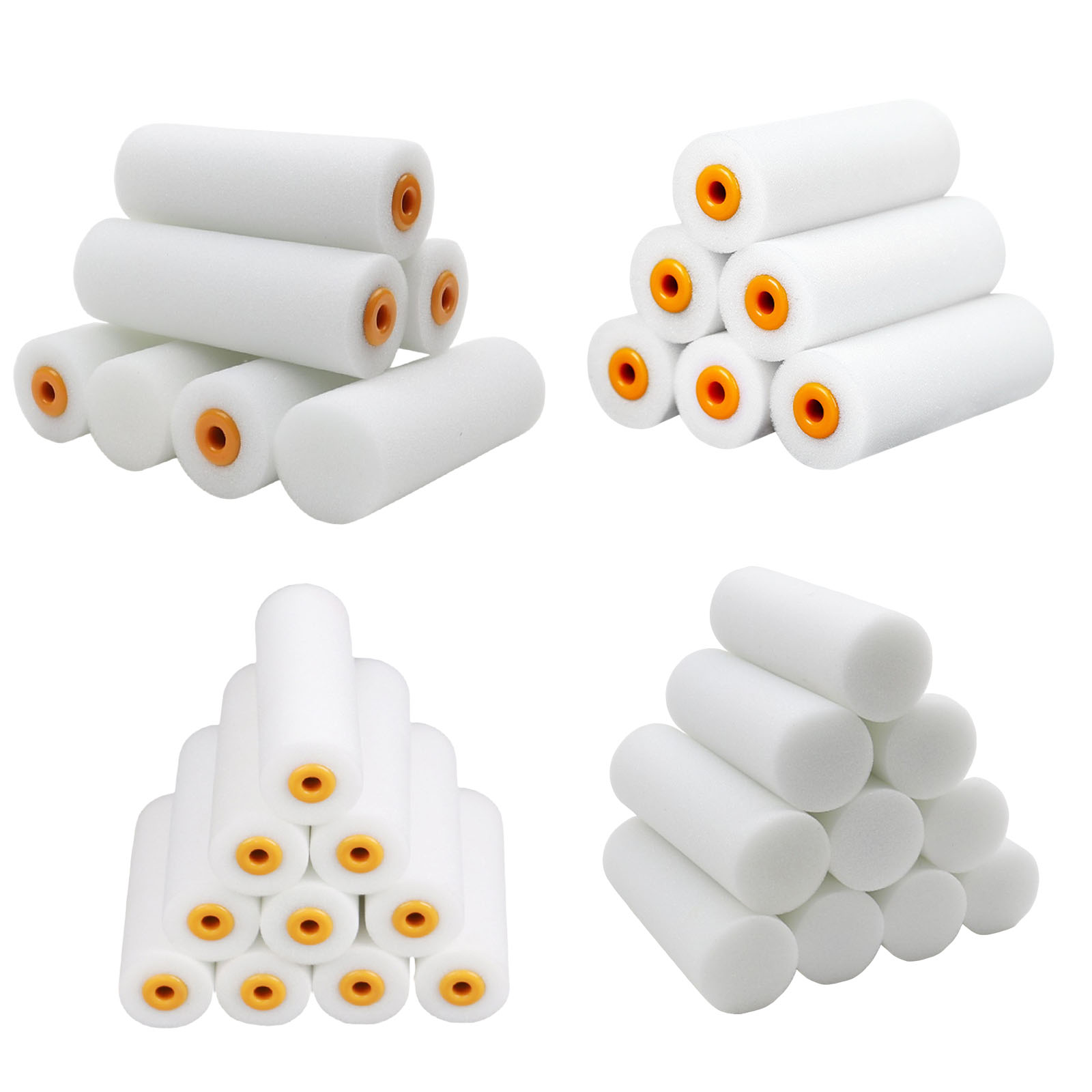 10 Pack Foam Paint Rollers 4 I - Foam Roller High Density ulasan dan harga