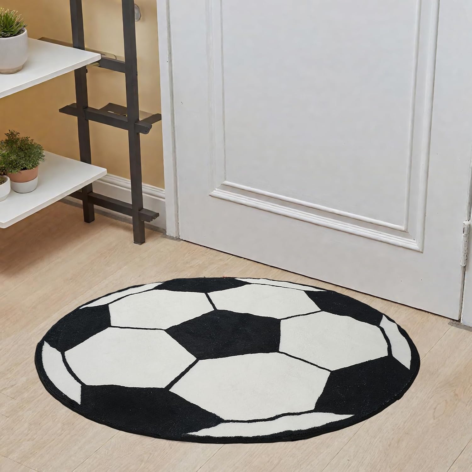Plush Round Soccer Ball Design - Home Gym Kids ulasan dan harga