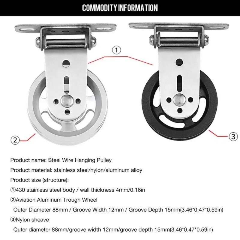 Mute Rotatable Stainless Steel - Home Gym Custom ulasan dan harga