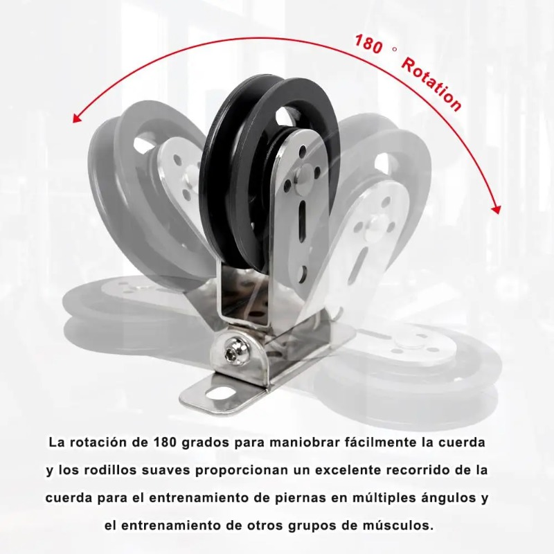 Mute Rotatable Stainless Steel - Home Gym Custom ulasan dan harga